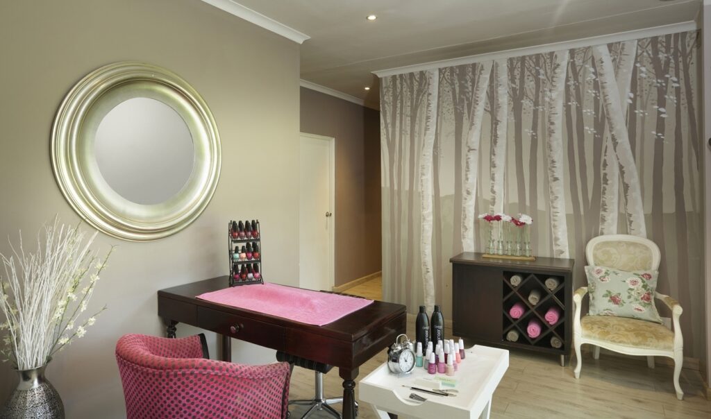 Spoilt Green Eco-Spa Manicure area